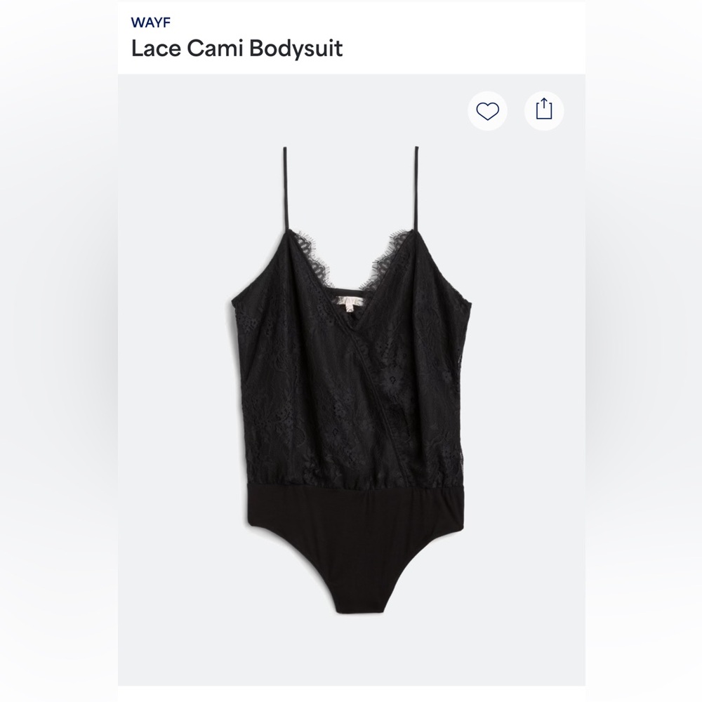 Wayf Black Chemise Sleek Intimates Sleepwear